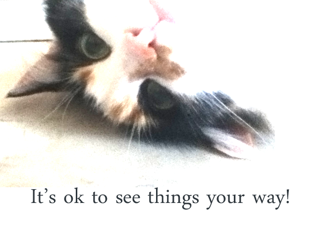 Its OK to See things Your Way