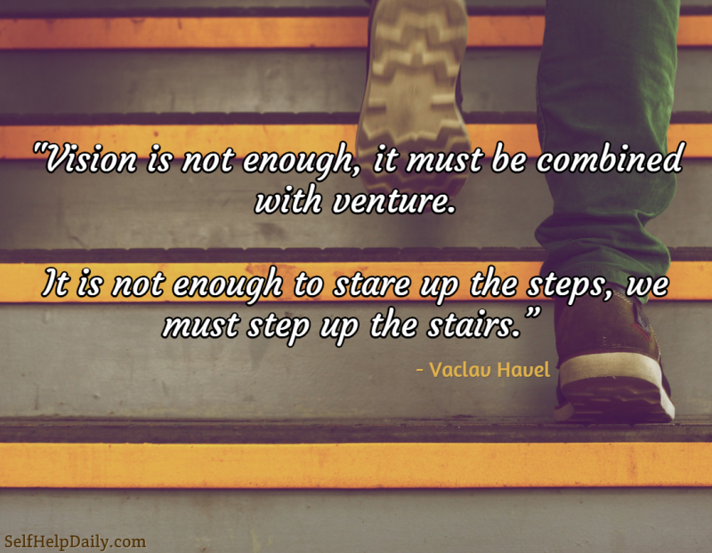 Action Quote About Taking a Step