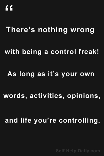 Quote About Control Freaks