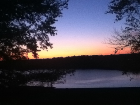 Sunset at Barren River Lake State Resort Park in Kentucky