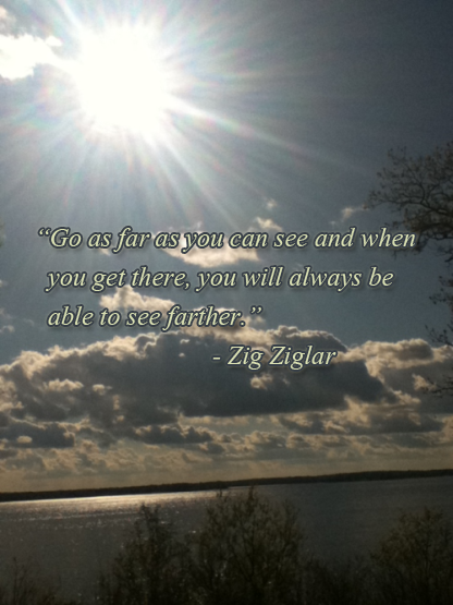Zig Ziglar quote about growth