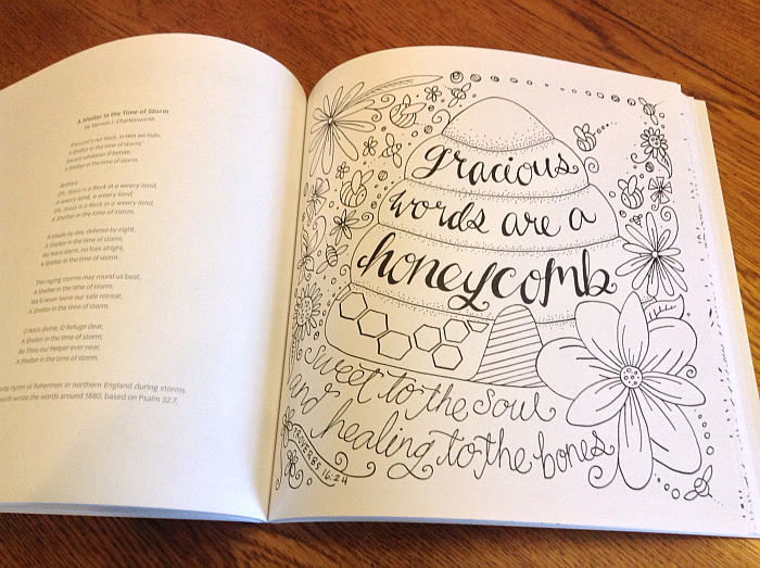 Whatever is Lovely Adult Coloring Book 