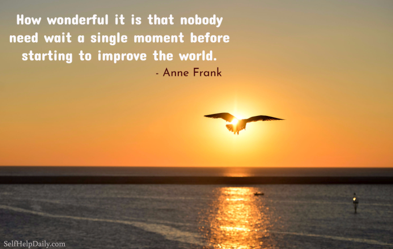 Anne Frank Quote Graphic