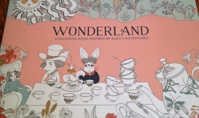 Wonderland Adult Coloring Book by Amily Shen