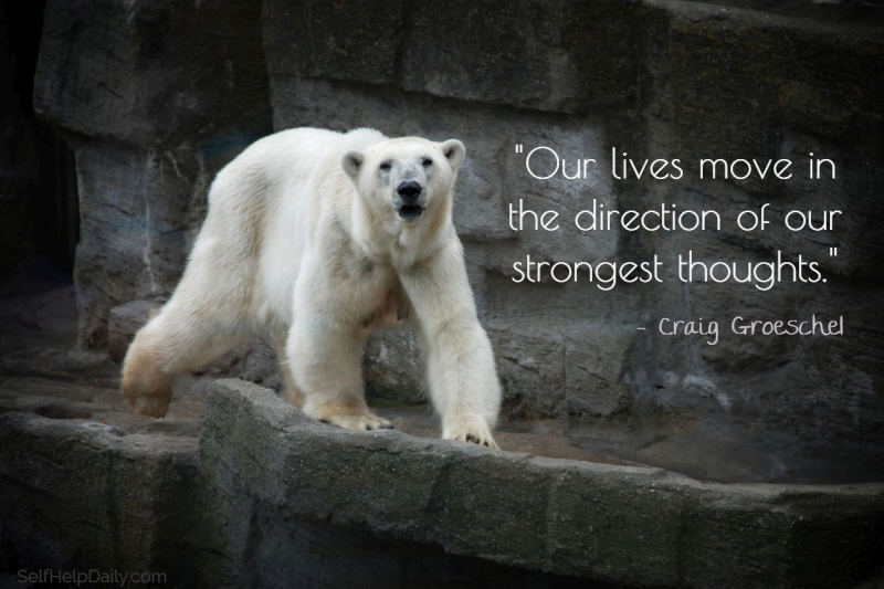 Our Lives Move in the Direction of Our Strongest Thought